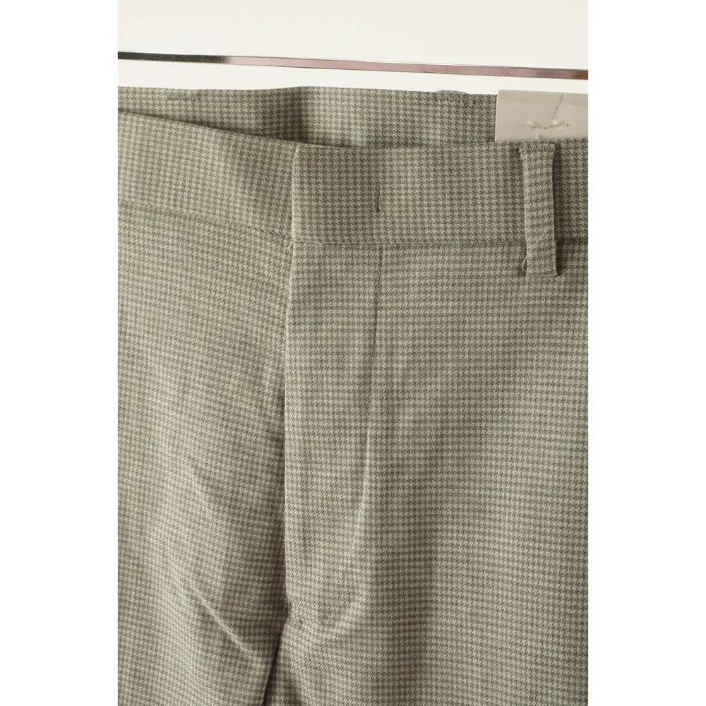New $95 Tommy Hilfiger Men's 30 x‎ 32 Gray Houndstooth Performance Dress Pants